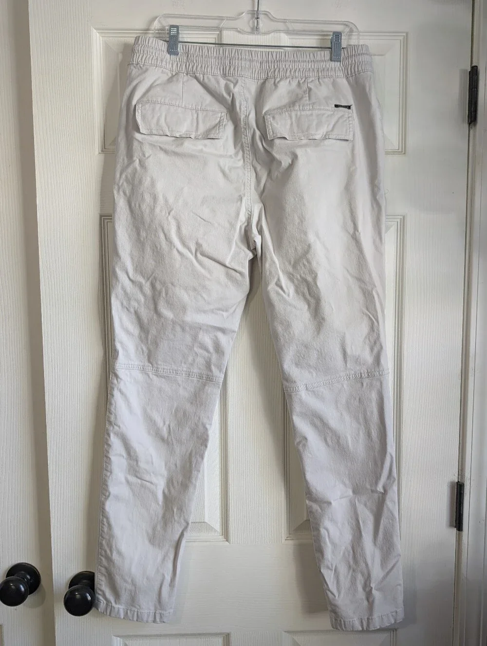 PacSun Men's Light Beige Utility Cargo Pants Size M